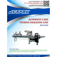 AUTOMATIC CARD FEEDING PACKAGING LINE (JET-CF200) - Mesin Feeder