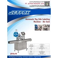 AUTOMATIC TOP SIDE LABELING MACHINE - AIR SUCK JET-SL-TS