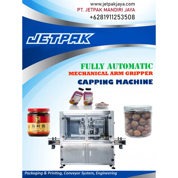 AUTOMATIC MECHANICAL & GRIPPER CAPPING MACHINE - Mesin Penutup