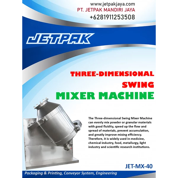 3 DIMENSIONAL MIXING MACHINE - Mesin Mixer