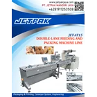 DOUBLE-LANE FEEDING AND PACKING MACHINE LINE JET-AT15 - Mesin Pengemas Otomatis 1