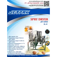 SPRY DRYER JET-SR50 5L-H - Mesin Dryer