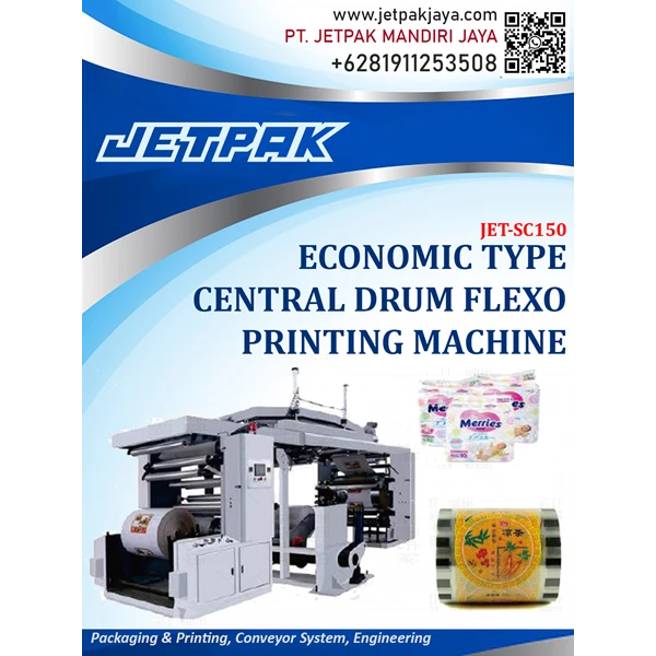 ECONOMIC TYPE CENTRAL DRUM FLEXO PRINTING MACHINE (Labelling Machine)