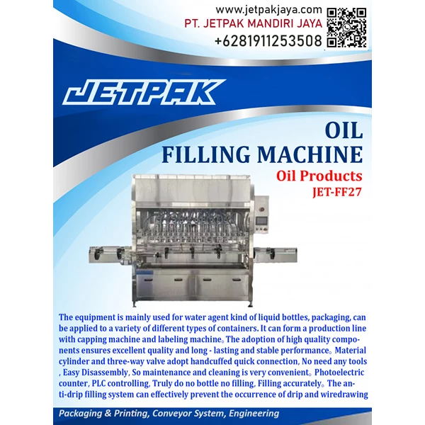 Oil Filling Machine - JET -FF27