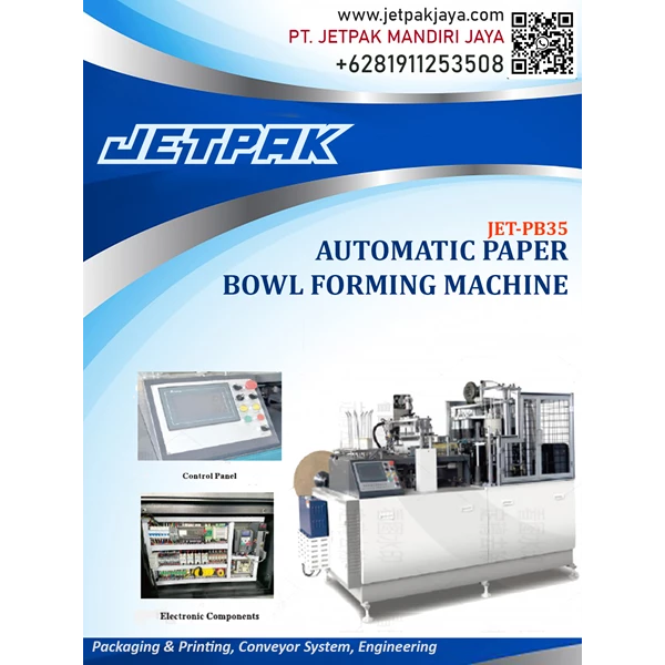 Automatic paper bowl forming machine