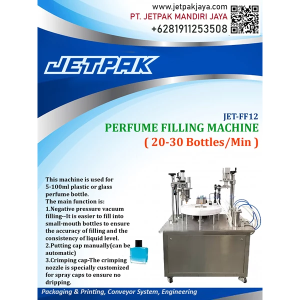 Perfume Filling Machine -JET-FF12  (5-100ml)