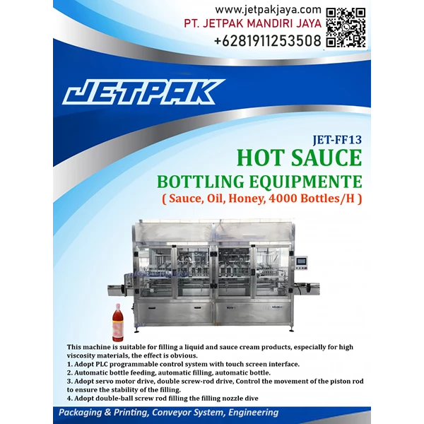 Hot Sauce Bottling Equipment  -JET- FF13