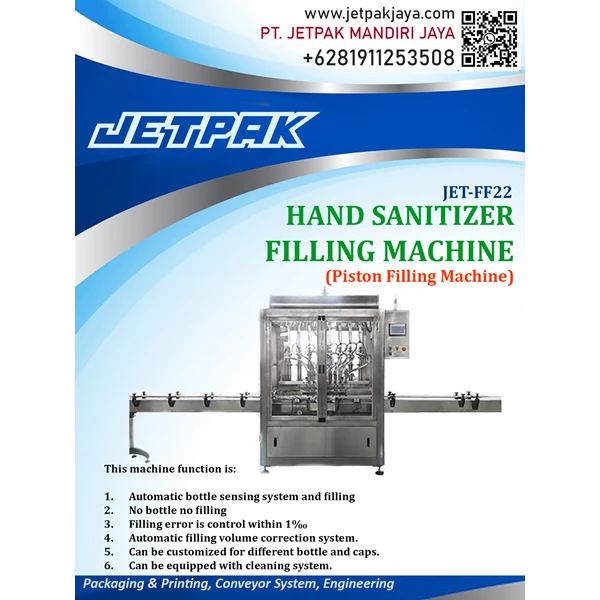 HAND SANITIZER FILLING MACHINE - JET-FF22
