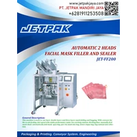 AUTOMATIC 2 HEADS FACIAL MASK FILLER AND SEALER - JET-FF200