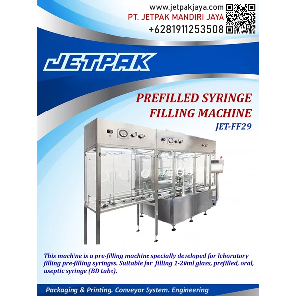 Prefilled Syringe Filling Machine -JET-FF29