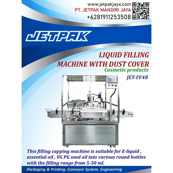 Liquid Filling Machine With Cover Dust - JET-FF8
