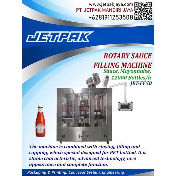 Rotary Sauce Filling Machine -JET-FF50