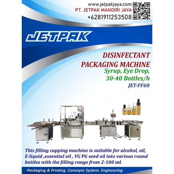 Desinfectant Packaging Machine - JET-FF60