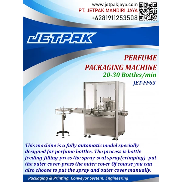 Automatic Perfume Packaging Machine -JET-FF63
