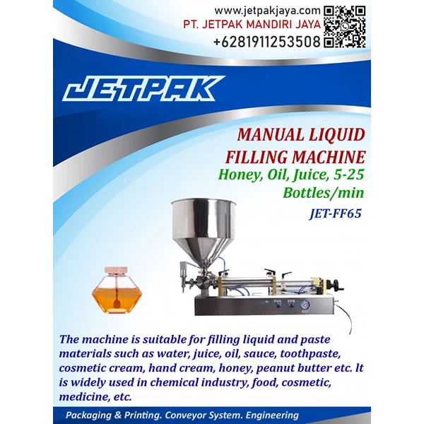 Manual Liquid Filling Machine -JET-FF65