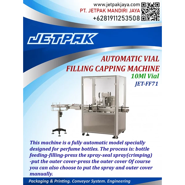 Automatic Vial Filling Capping Machine