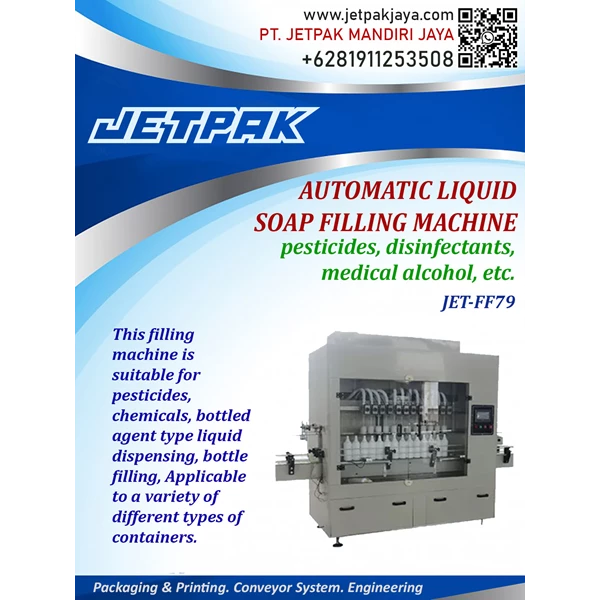 Automatic Liquid Soap Filling Machine - JET-FF79