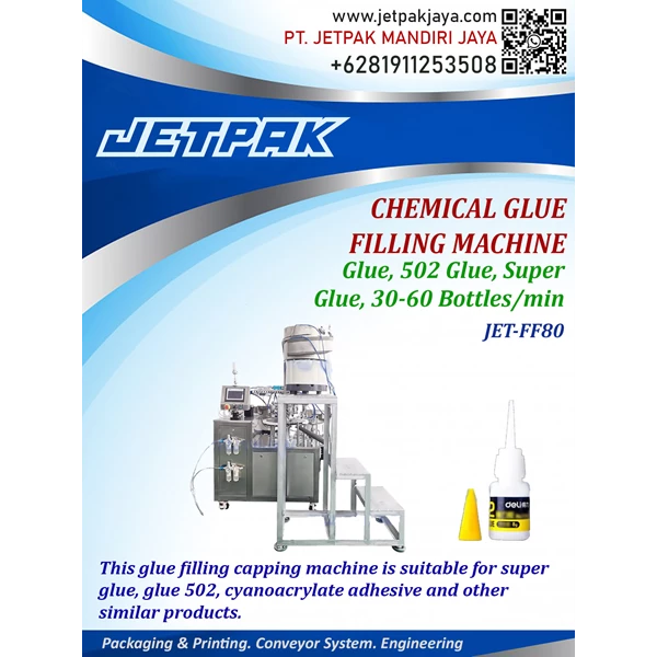 Chemical Glue Filling Machine  -JET-FF80