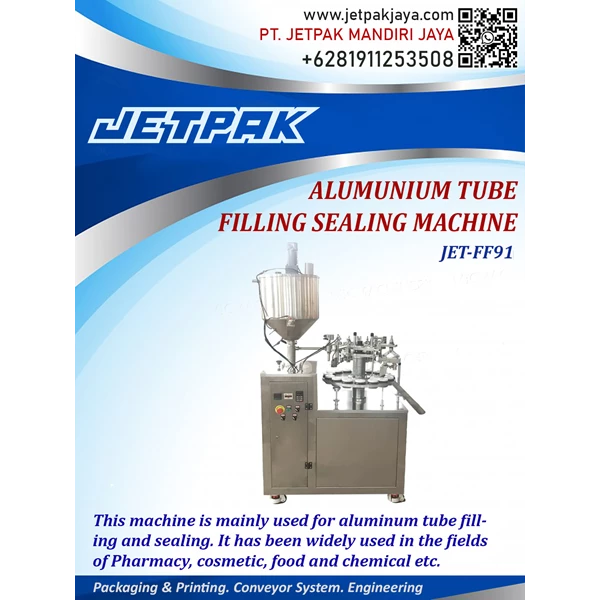 Alumunium Tube Filling Sealing Machine - JET-FF91