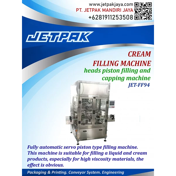 Automatic Cream Filling Machine  -JET-FF94
