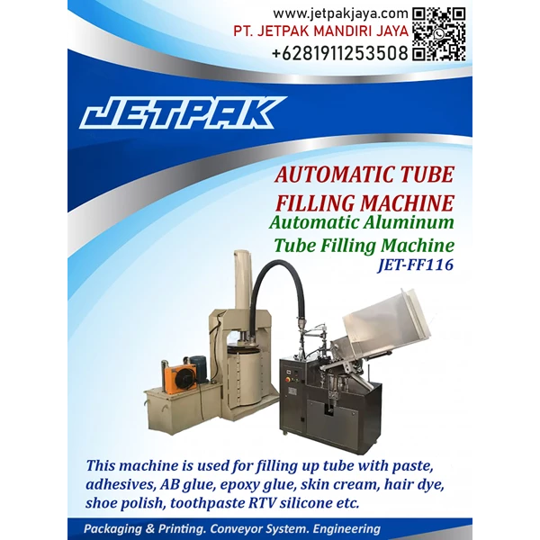 Automatic Tube Filling Machine - JET-FF116