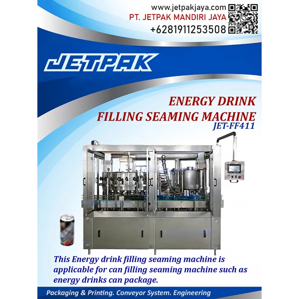 Energy Drink Filling Seaming Machine - JET-FF411
