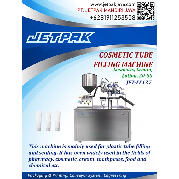 Cosmetic Tube Filling Machine - JET-FF127