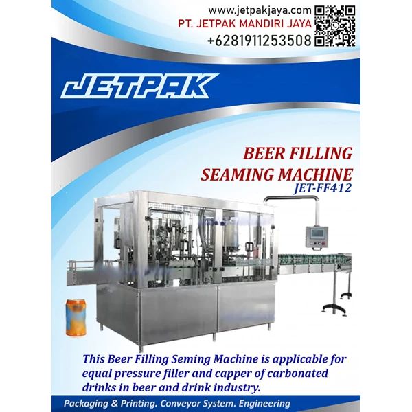 Beer Filling Seaming Machine - JET-FF412