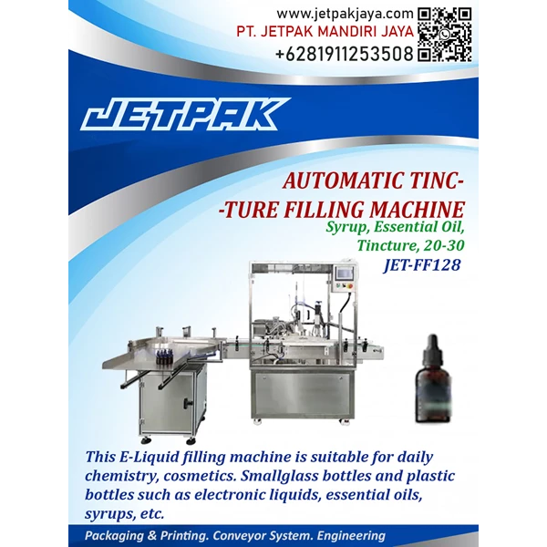 Automatic Tincture Filling Machine - JET-FF128