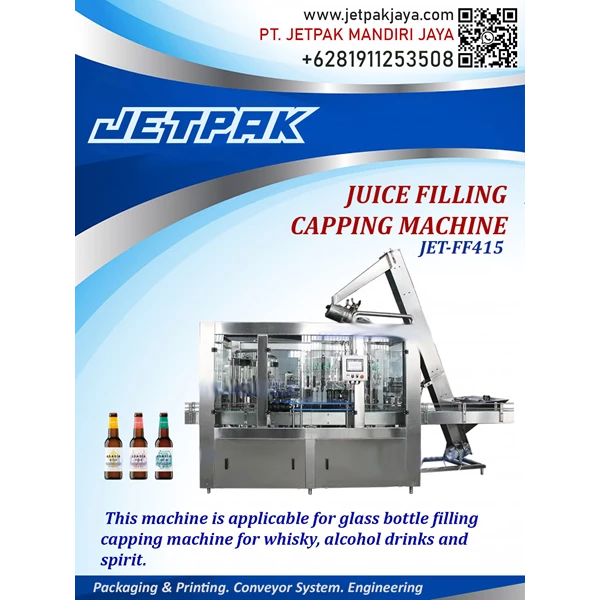 Juice Filling Capping Machine - JET-FF415