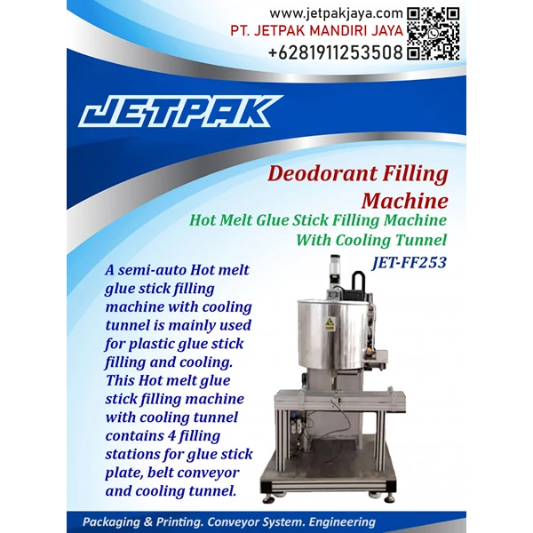 Semi-Automatic Deodorant Filling Machine - JET-FF253