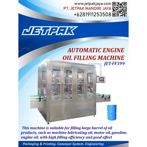 Automatic Engine Oil Filling Machine - JET-FF399