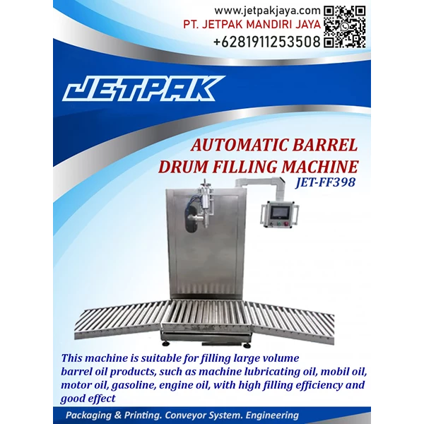 Automatic Barrel Drum Filling Machine - JET-FF398