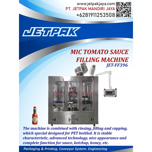 Tomato Sauce Filling Machine - JET-FF396