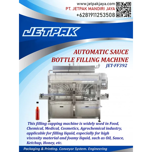 mesin pengisi botol saus otomatis - JET-FF392