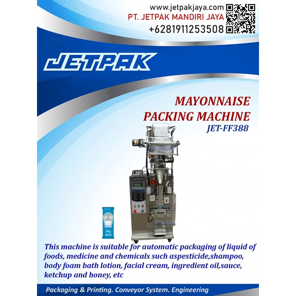 Automatic Mayonaise Packing Machine - JET-FF388