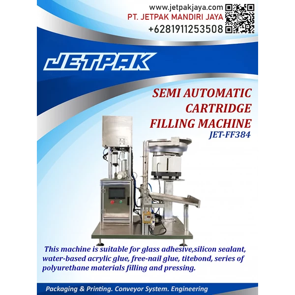 Semi Automatic Cartridge Filling Machine- JET-FF384
