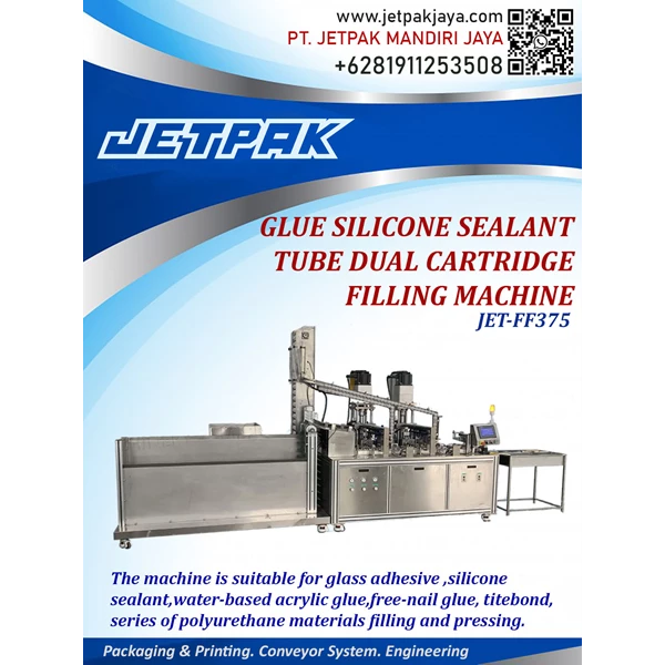 Glue Silicone Sealant Tube Dual Cartridge Filling Machine - JET-FF375