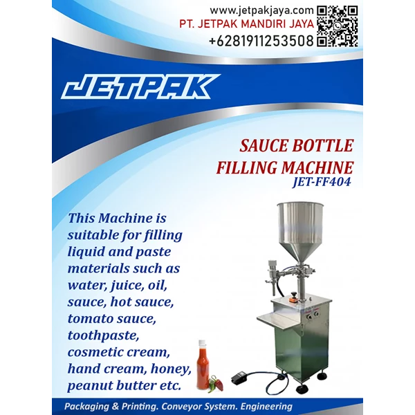 Sauce Bottle Filling Machine - JET-FF404