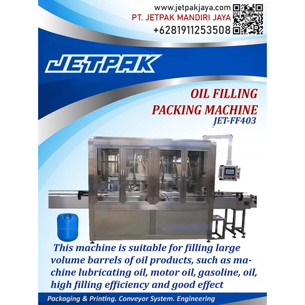 Lubricant Oil Filling Packing Machine - JET-FF403