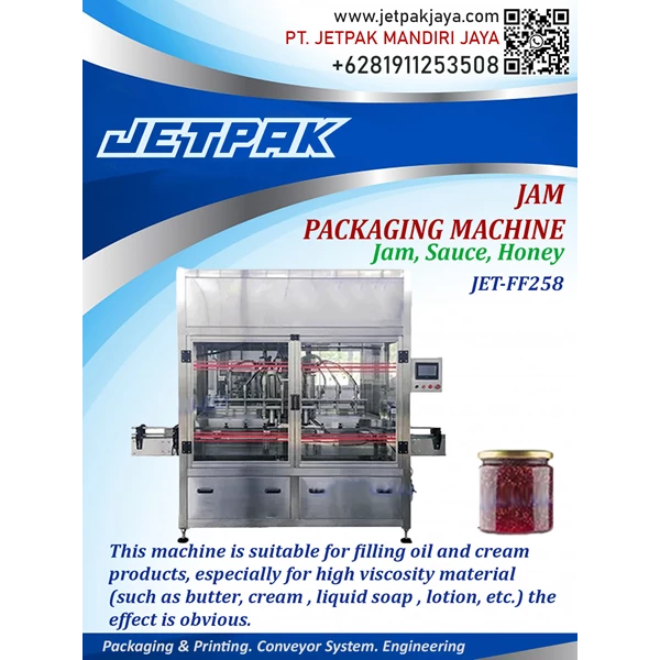 Jam Packaging Machine - JET-FF258