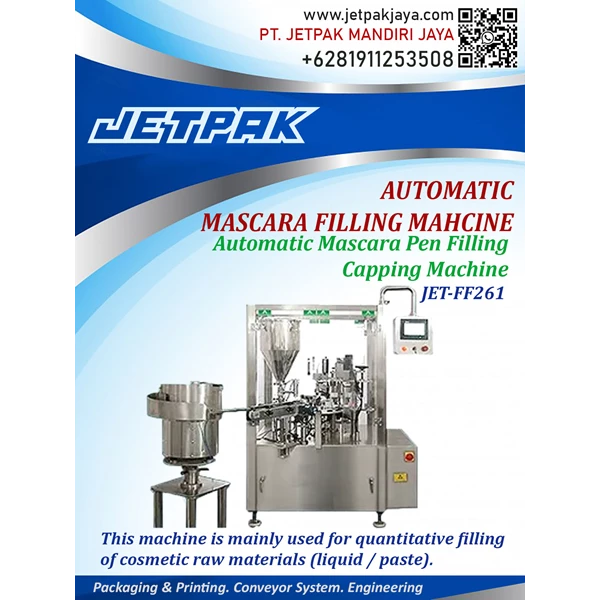 Automatic Mascara Filling Machine - JET-FF261