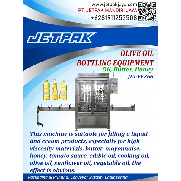 Peralatan Botol Minyak Zaitun - JET-FF266