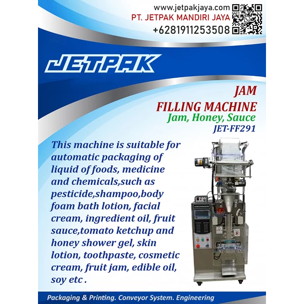 Automatic Jam Filling Machine - JET-FF291