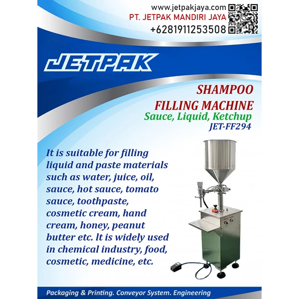 Shampoo Filling Machine - JET-FF294