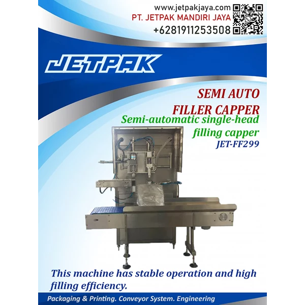 Semi-Auto Filler Capper - JET-FF299