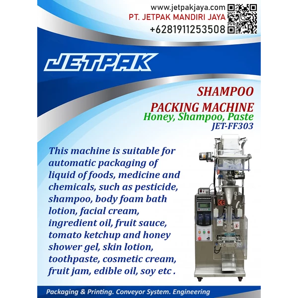 Automatic Shampoo Packing Machine - JET-FF303