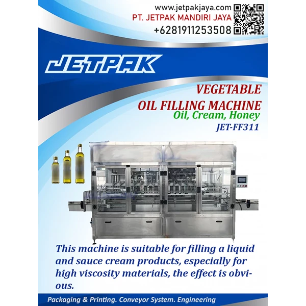 Vegetable Oil Filling Machine - JET-FF311