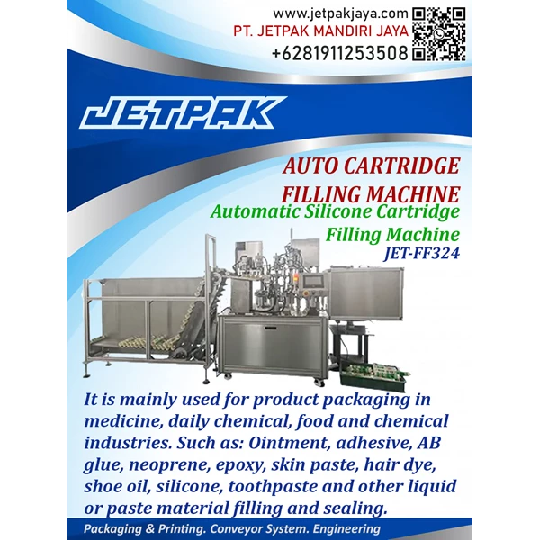 Automatic Cartridge Filling Machine - JET-FF324