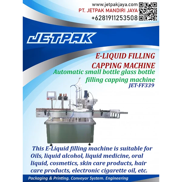 Mesin Capping Pengisian E-liquid  Otomatis - JET-FF339